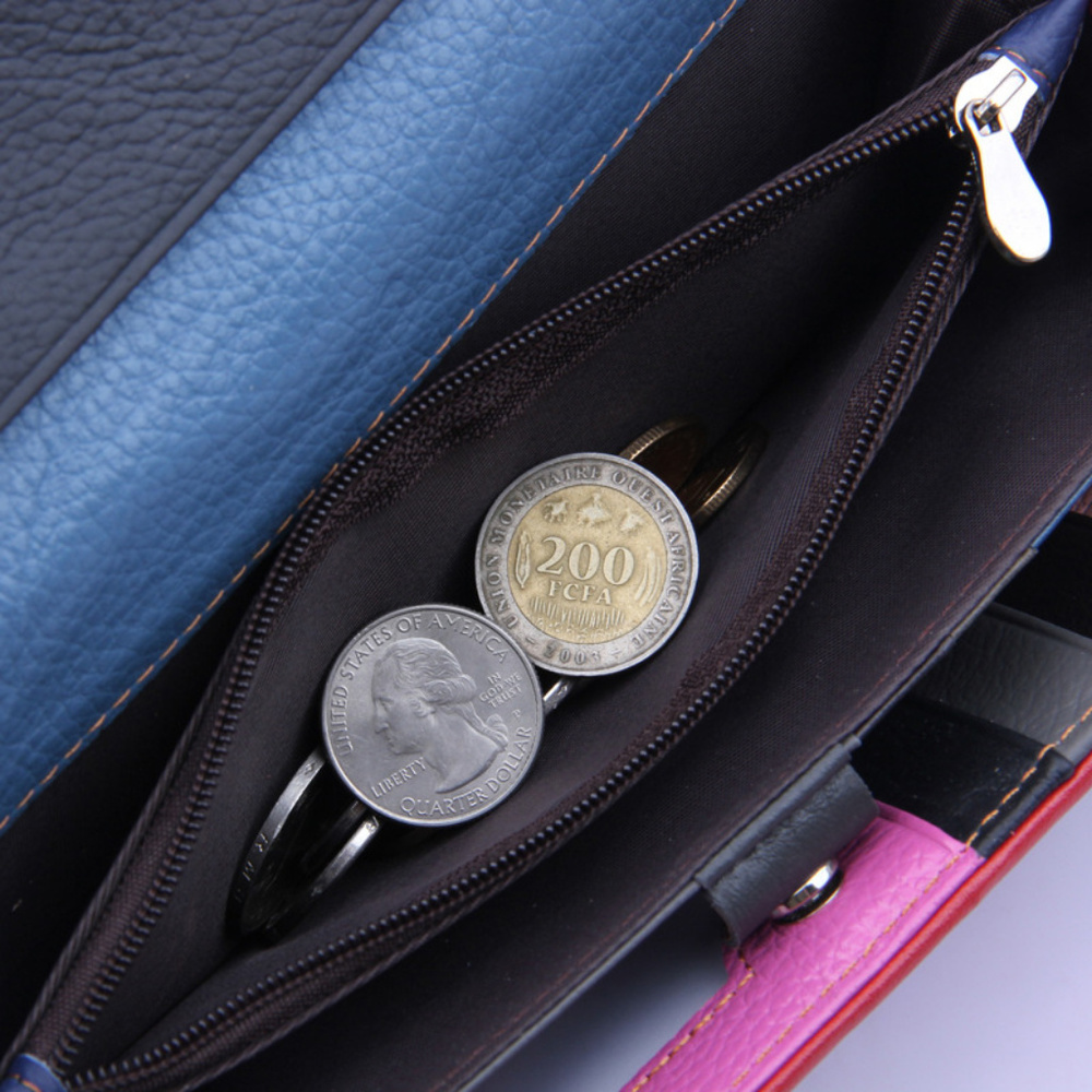 Genuine Leather Womens Fashion Purse - Picture 4 of 5